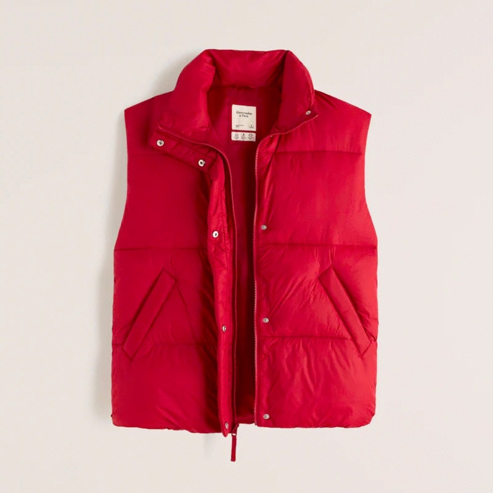 Abercrombie Oversized Puffer Vest